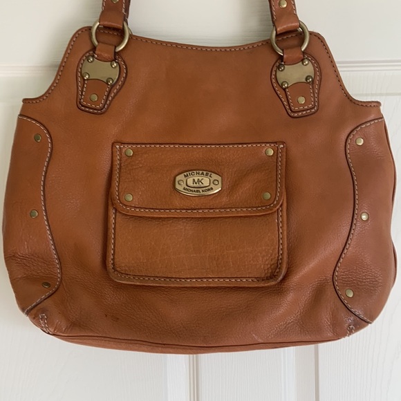 MICHAEL KORS Saddle Leather Purse - Picture 2 of 13